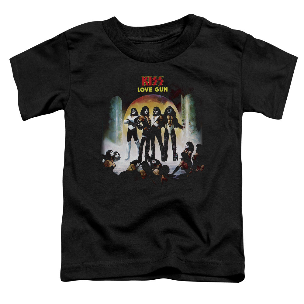 KISS Lover Gun Cover Toddler Kids Youth T Shirt Black