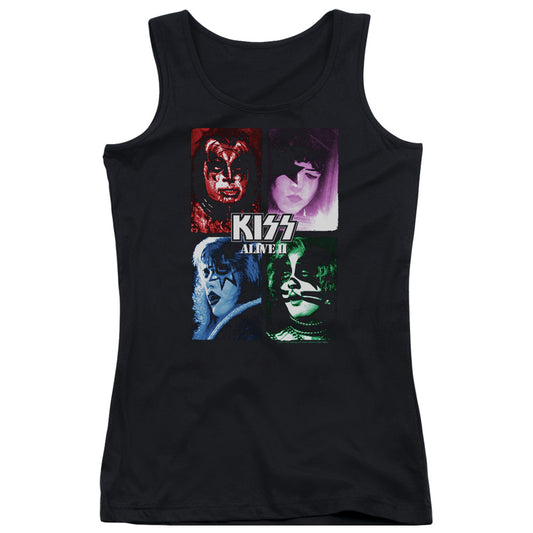 KISS Alive II Womens Tank Top Shirt Black