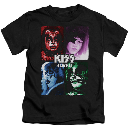 KISS Alive II Juvenile Kids Youth T Shirt Black