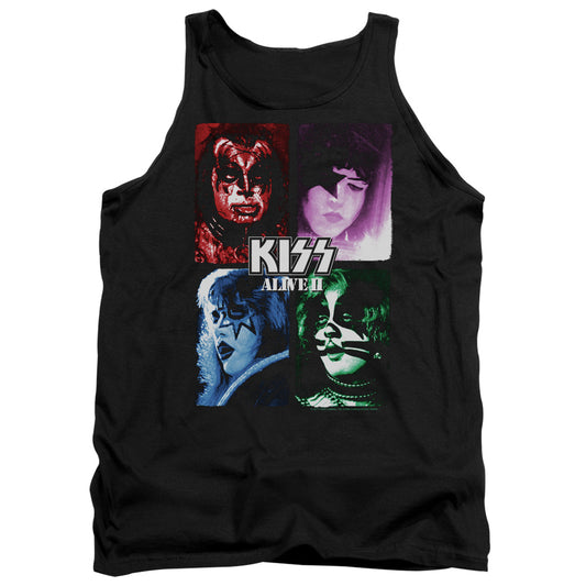 KISS Alive II Mens Tank Top Shirt Black