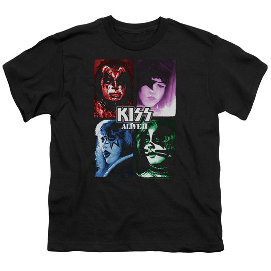 KISS Alive II Kids Youth T Shirt Black