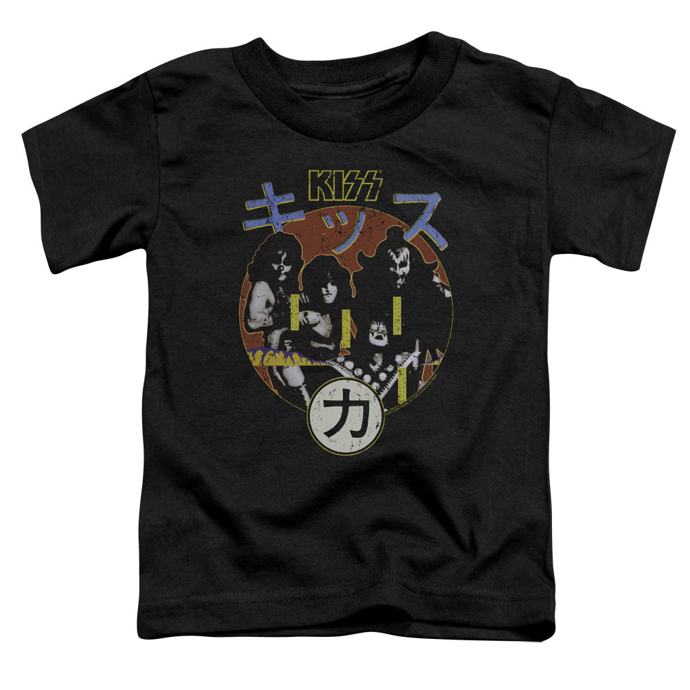 KISS Hotter Cover Toddler Kids Youth T Shirt Black