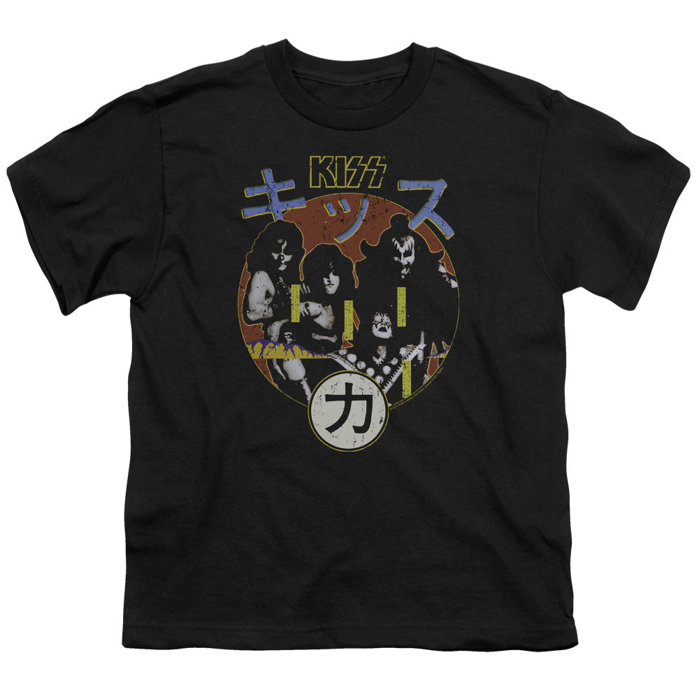 KISS Hotter Cover Kids Youth T Shirt Black