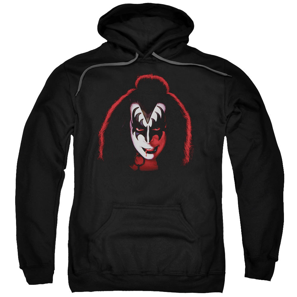 KISS Gene Simmons Cover Mens Hoodie Black