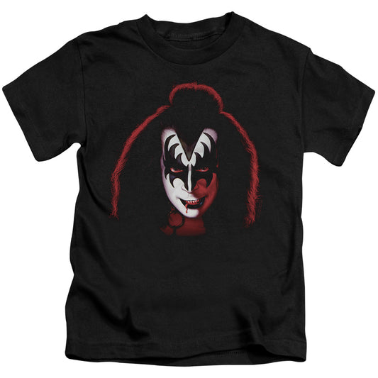 KISS Gene Simmons Cover Juvenile Kids Youth T Shirt Black