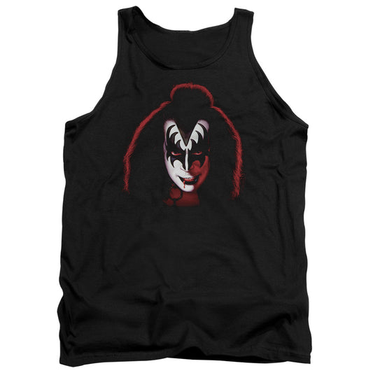 KISS Gene Simmons Cover Mens Tank Top Shirt Black