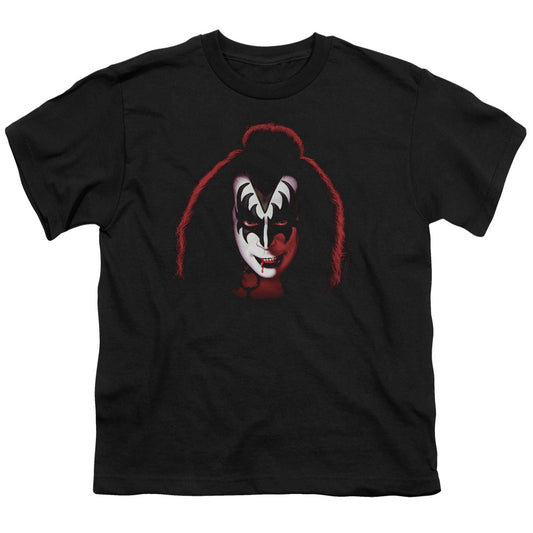 KISS Gene Simmons Cover Kids Youth T Shirt Black