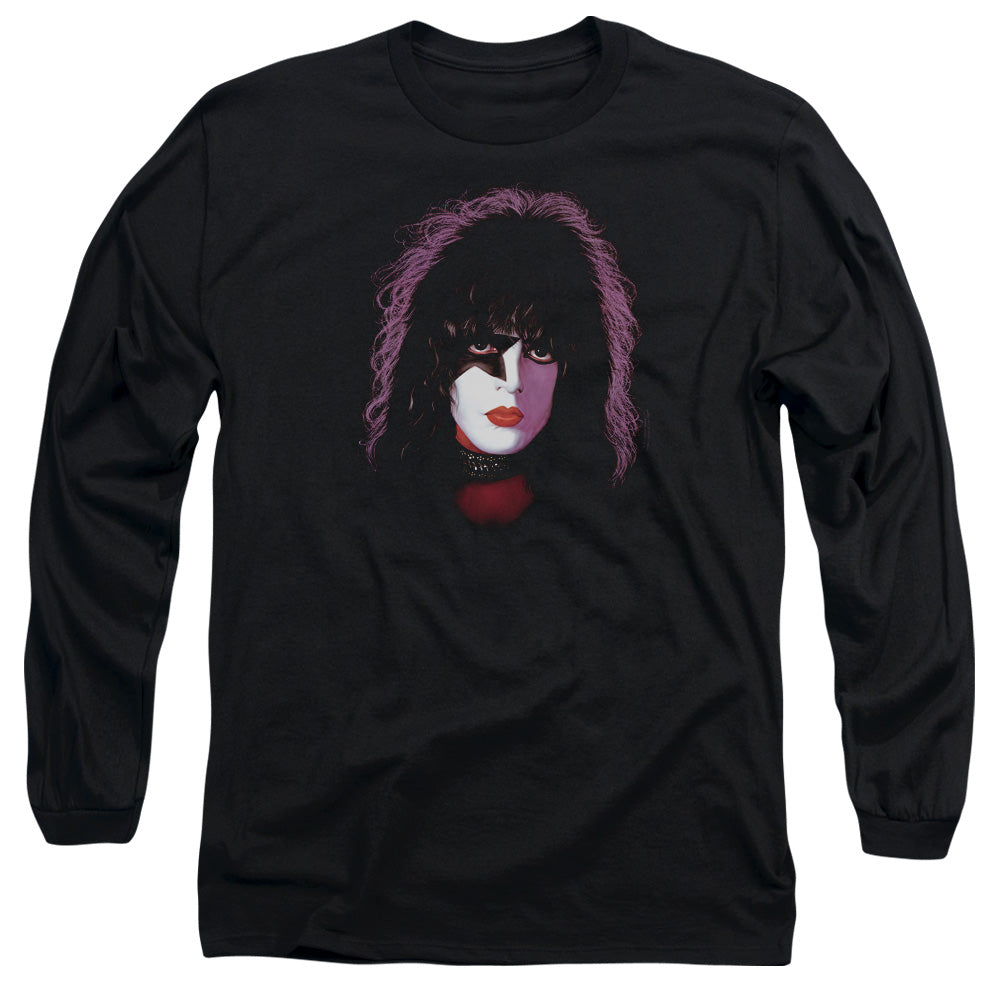 KISS Paul Stanley Cover Mens Long Sleeve Shirt Black