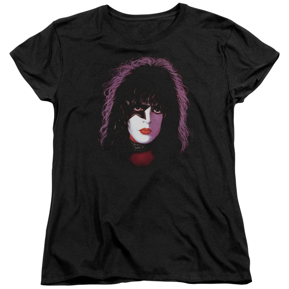 KISS Paul Stanley Cover Womens T Shirt Black