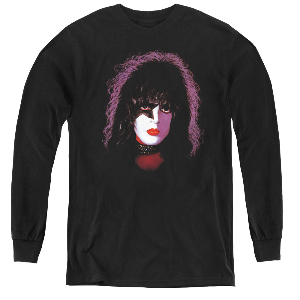 KISS Paul Stanley Cover Long Sleeve Kids Youth T Shirt Black