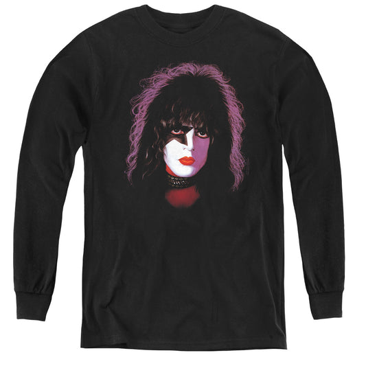 KISS Paul Stanley Cover Long Sleeve Kids Youth T Shirt Black