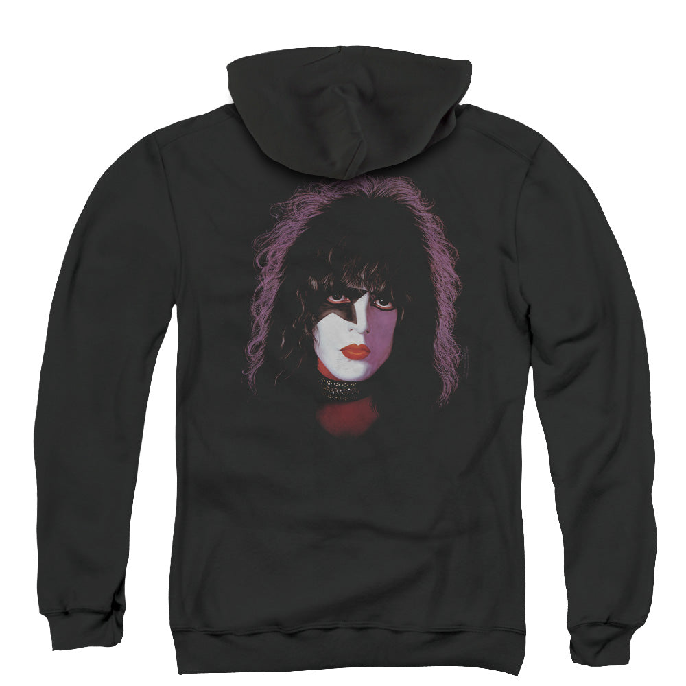 KISS Paul Stanley Cover Back Print Zipper Mens Hoodie Black