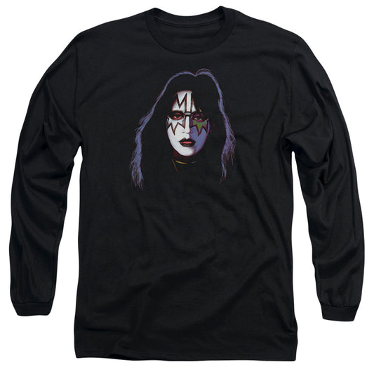 KISS Ace Frehley Cover Mens Long Sleeve Shirt Black