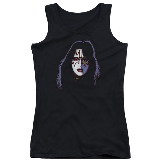 KISS Ace Frehley Cover Womens Tank Top Shirt Black