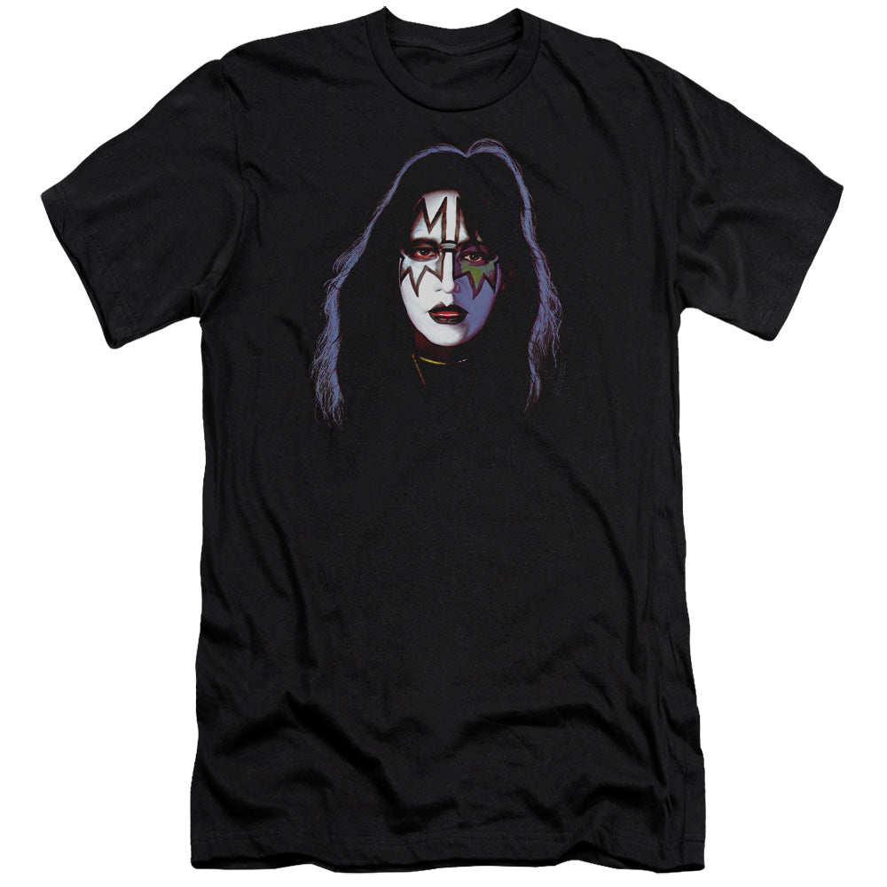 KISS Ace Frehley Cover Premium Bella Canvas Slim Fit Mens T Shirt Black