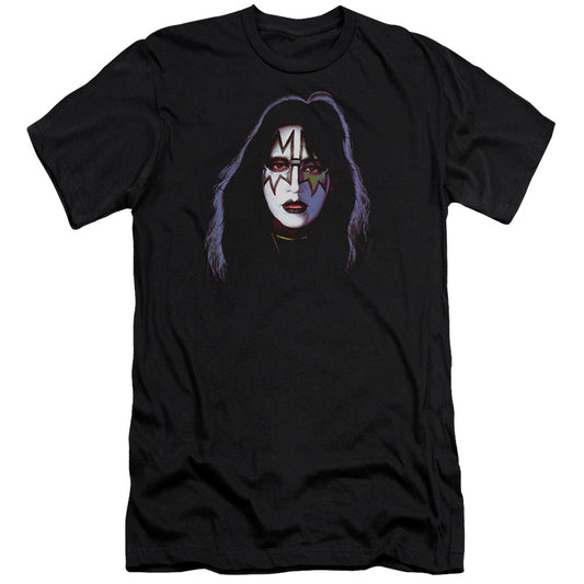 KISS Ace Frehley Cover Slim Fit Mens T Shirt Black