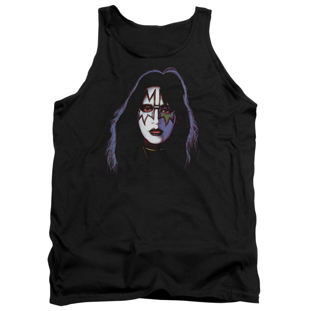 KISS Ace Frehley Cover Mens Tank Top Shirt Black