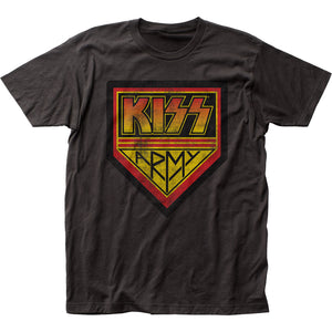 KISS Army Mens T Shirt Charcoal