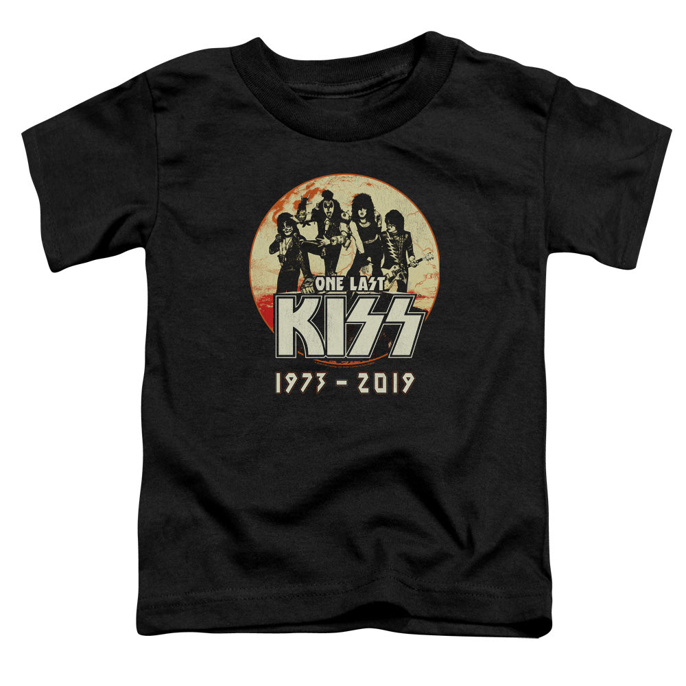 KISS 1973-2019 Toddler Kids Youth T Shirt Black