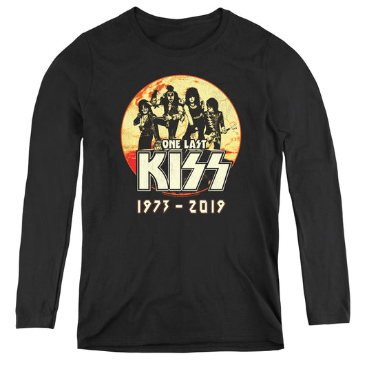 KISS 1973-2019 Womens Long Sleeve Shirt Black