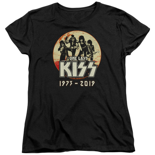 KISS 1973-2019 Womens T Shirt Black