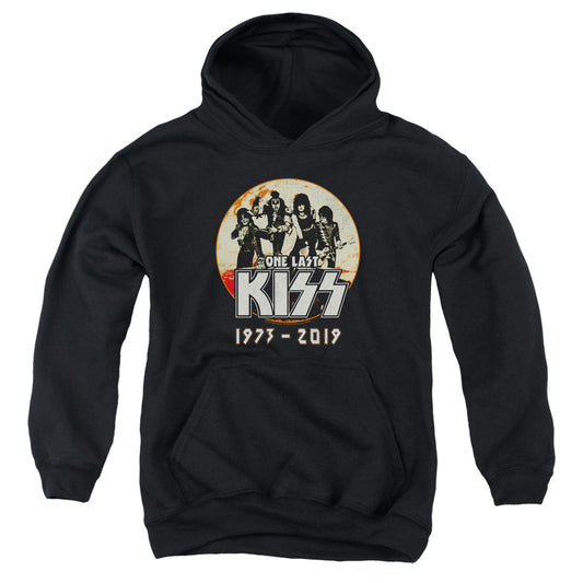 KISS 1973-2019 Kids Youth Hoodie Black