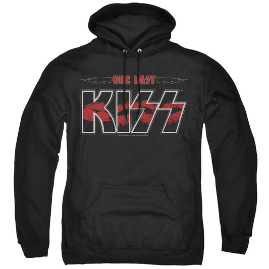 KISS One Last Kiss Mens Hoodie Black