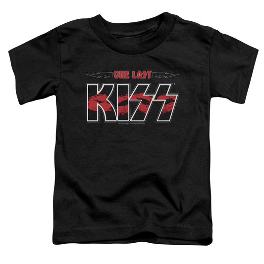 KISS One Last Kiss Toddler Kids Youth T Shirt Black