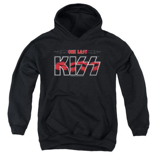 KISS One Last Kiss Kids Youth Hoodie Black