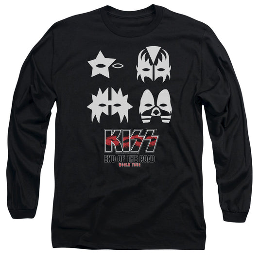 KISS End Of The Road Mens Long Sleeve Shirt Black