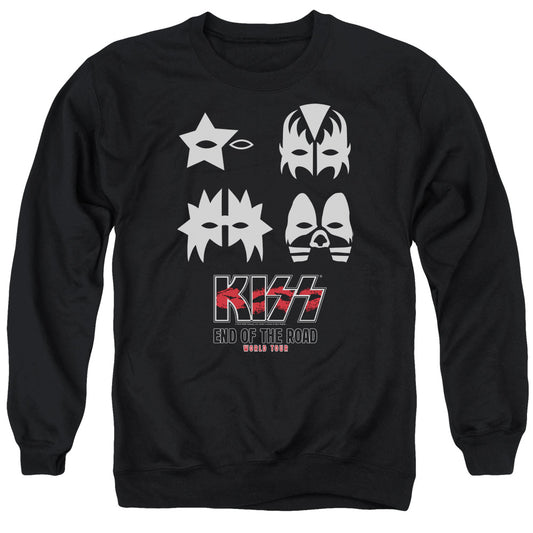 KISS End Of The Road Mens Crewneck Sweatshirt Black