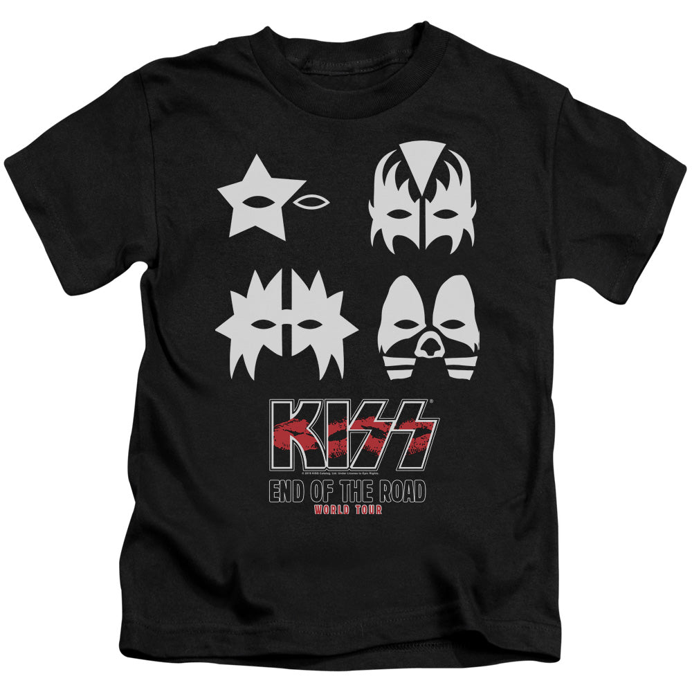 KISS End Of The Road Juvenile Kids Youth T Shirt Black