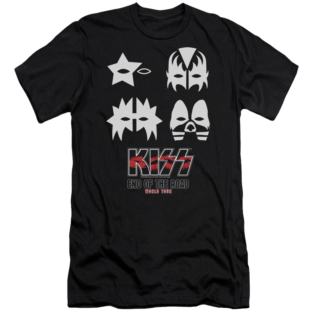 KISS End Of The Road Premium Bella Canvas Slim Fit Mens T Shirt Black