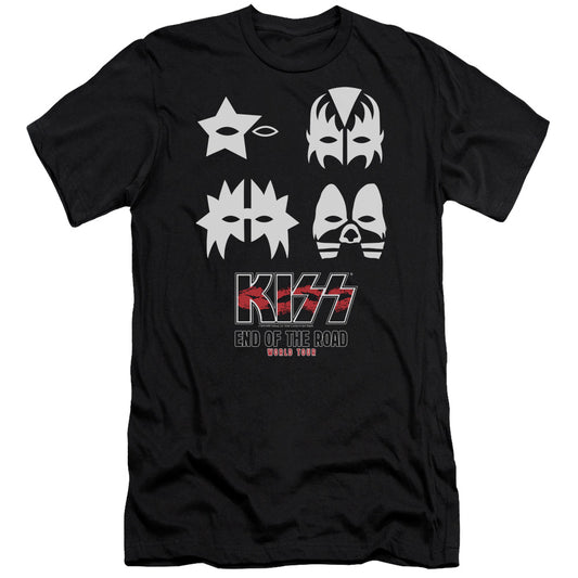 KISS End Of The Road Slim Fit Mens T Shirt Black