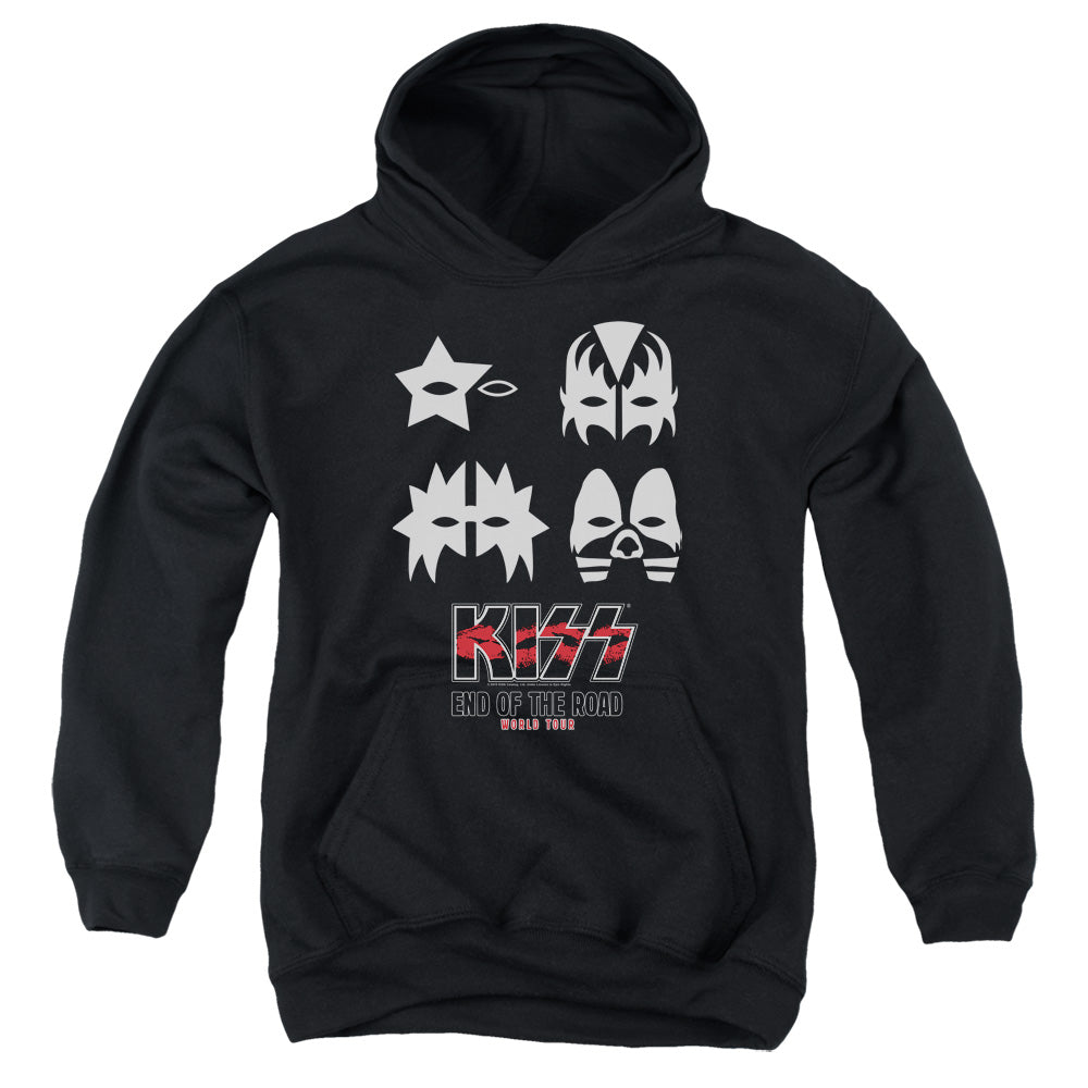 KISS End Of The Road Kids Youth Hoodie Black