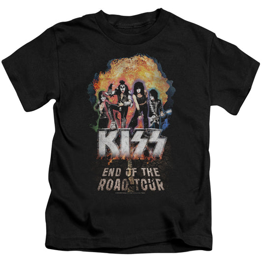 KISS Boom Juvenile Kids Youth T Shirt Black