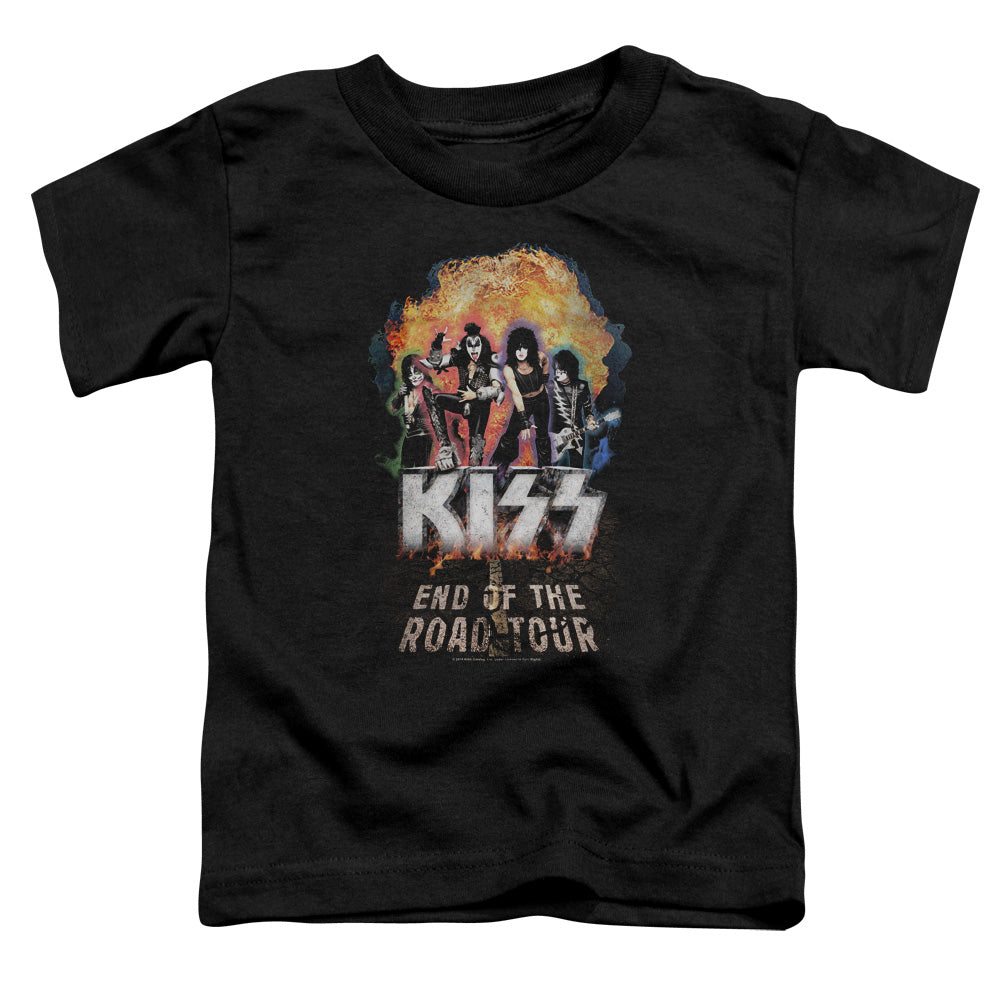 KISS Boom Toddler Kids Youth T Shirt Black