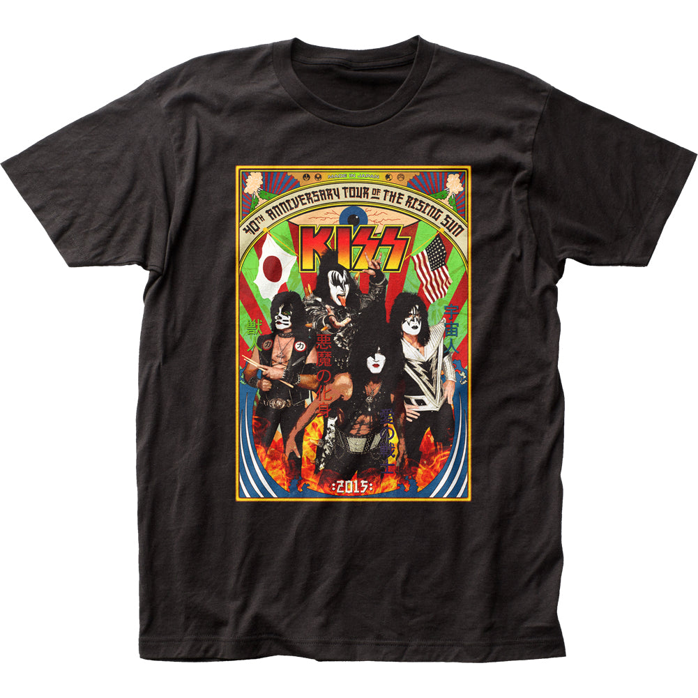 KISS Japan Tour Mens T Shirt Black