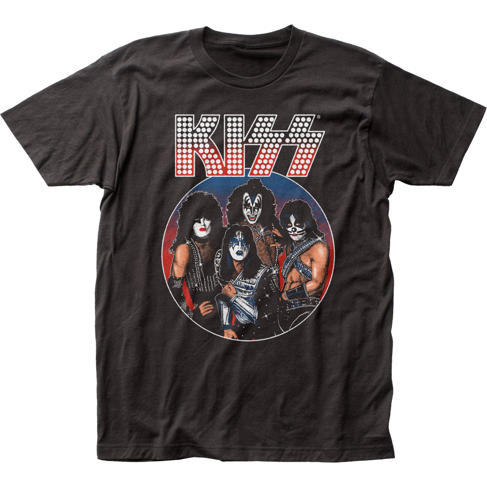 KISS Vintage KISS Mens T Shirt Black