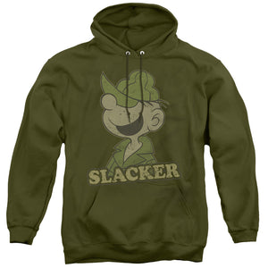 Beetle Bailey Slacker Mens Hoodie Military Green