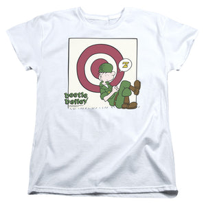 Beetle Bailey Target Nap Womens T Shirt White