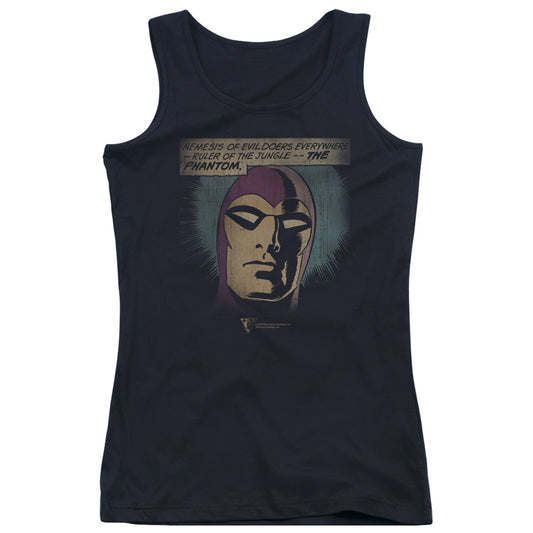 Phantom Evildoers Beware Womens Tank Top Shirt Black