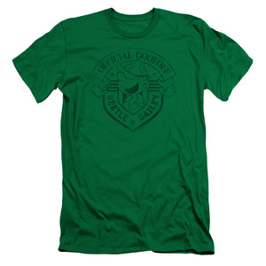 Beetle Bailey Official Badge Slim Fit Mens T Shirt Kelly Green