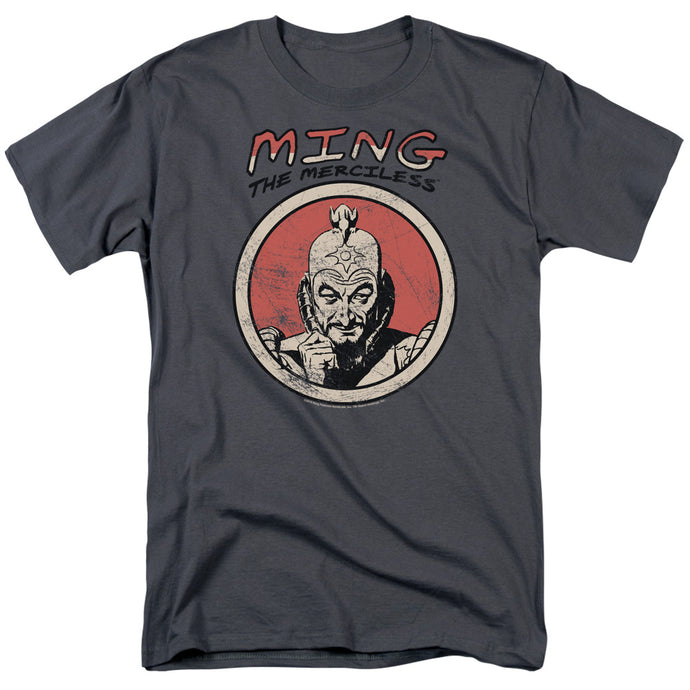 Flash Gordon Ming Mens T Shirt Charcoal