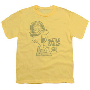 Beetle Bailey Vintage Beetle Kids Youth T Shirt Banana