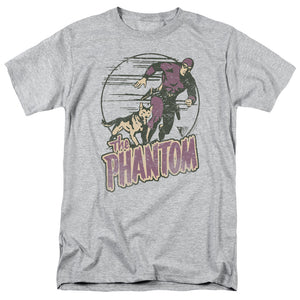 The Phantom The Phantom and Dog Mens T Shirt Athletic Heather