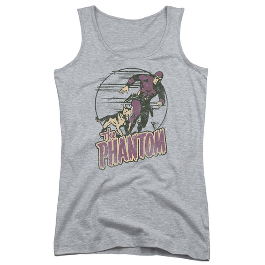 Phantom Phantom and Dog Womens Tank Top Shirt Athletic Heather