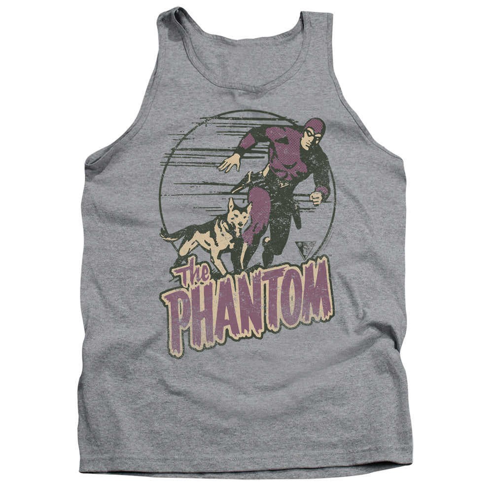 Phantom Phantom and Dog Mens Tank Top Shirt Athletic Heather