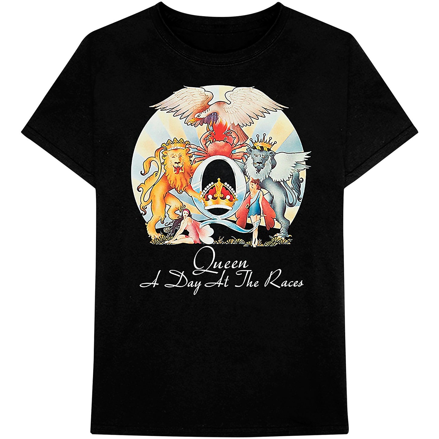 Queen Day at the Races Mens T Shirt Black