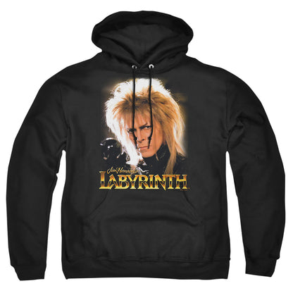 Labyrinth Jareth Mens Hoodie Black Officially Licensed